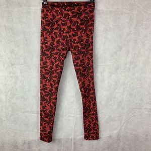 Lularoe leggings sport birds Hummingbirds abstract comfort rn142161 retro